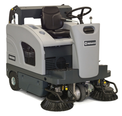 ride on sweeper rental